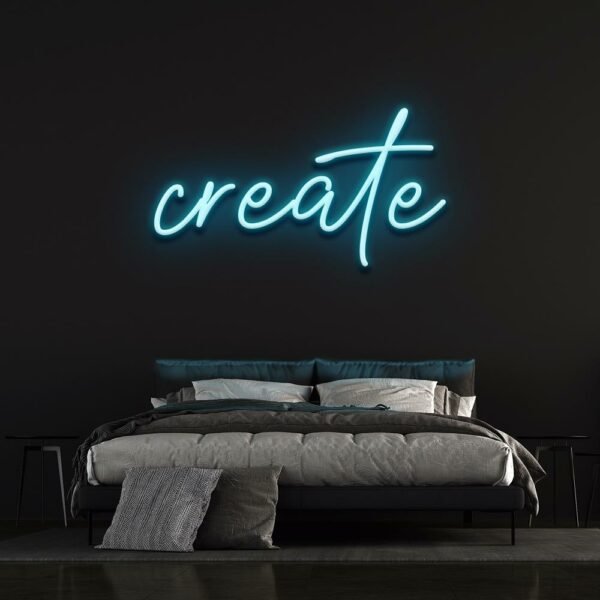 create neon sign